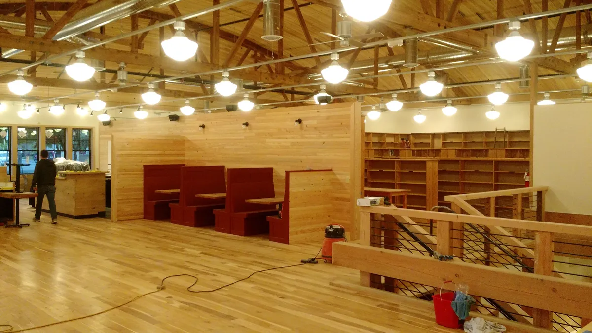interior built in construction progress