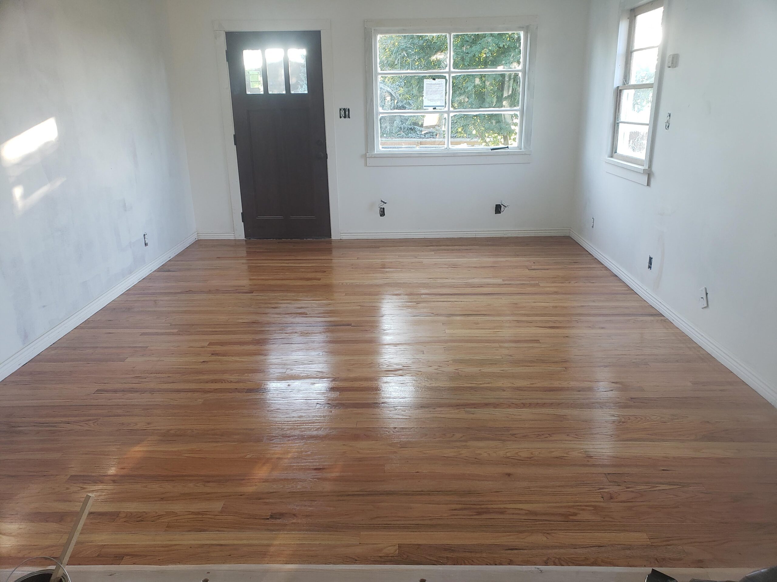 Interior project hardwood floor