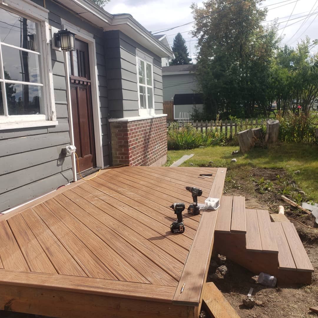 Exterior project deck